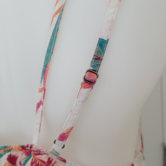2/$35 ROXY Tropical Floral Tank Top S EUC Flowy Adjustable Straps - Picture 7 of 12